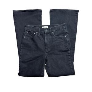 Madewell The Perfect Vintage Flare Jean • Black • Size 27